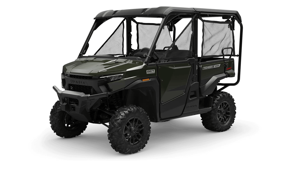 2026 Honda Pioneer 1000-5 Deluxe in Black Forest Green — gallery view