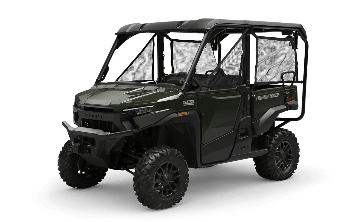 2026 Honda Pioneer 1000-5 Deluxe in Black Forest Green