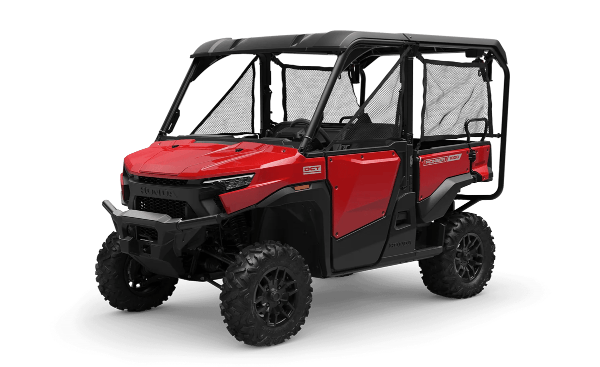 2026 Honda Pioneer 1000-5 Deluxe in Hero Red