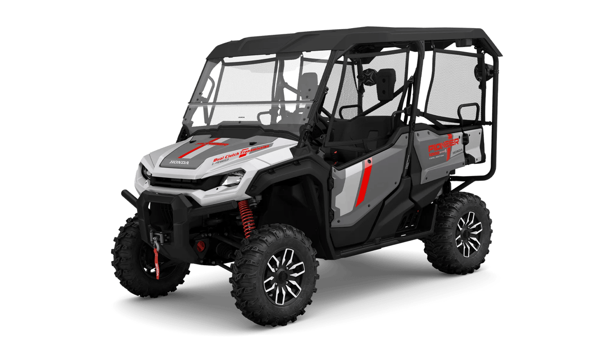 2025 Honda Pioneer 1000-5 Trail Special Edition in Matte Gray Metallic — gallery view