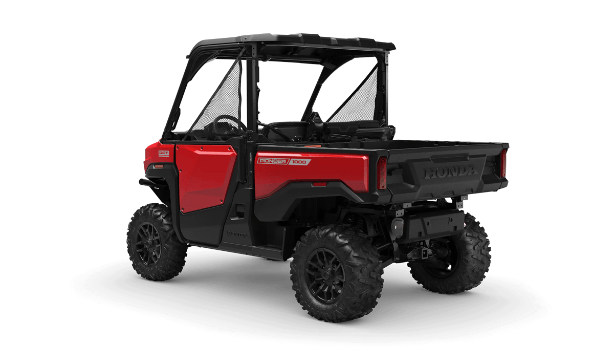 2026 Honda Pioneer 1000 Deluxe in Hero Red — gallery view