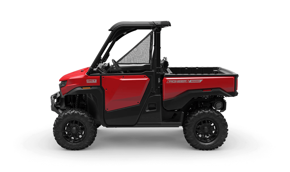 2026 Honda Pioneer 1000 Deluxe in Hero Red — gallery view