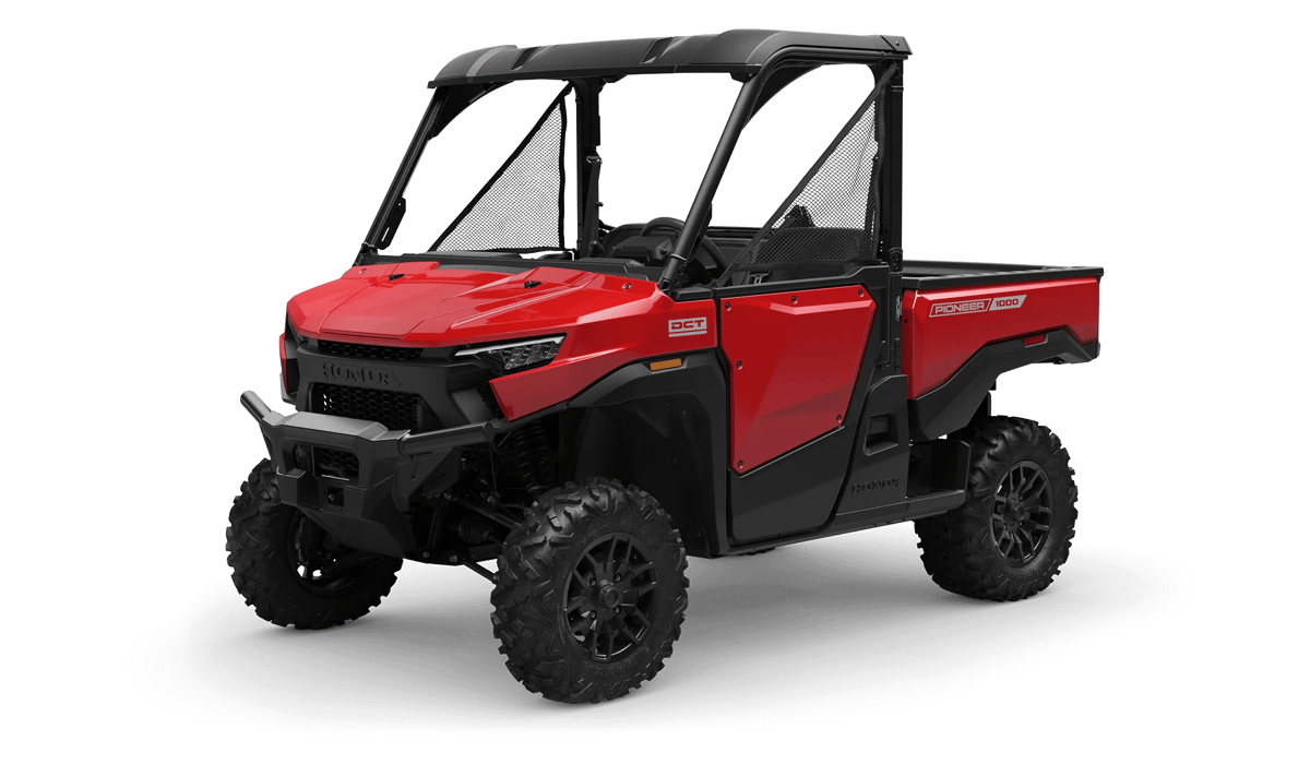 2026 Honda Pioneer 1000 Deluxe in Hero Red — gallery view