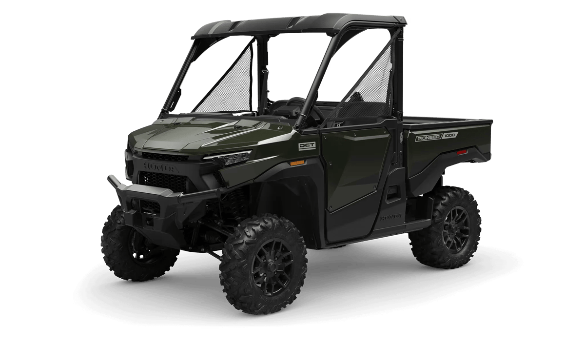 2026 Honda Pioneer 1000 Deluxe in Black Forest Green — gallery view