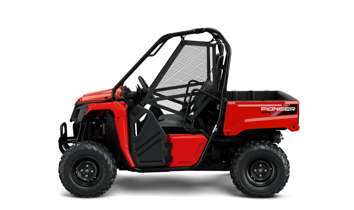 2027 Honda Pioneer 520 in Hero Red — gallery view