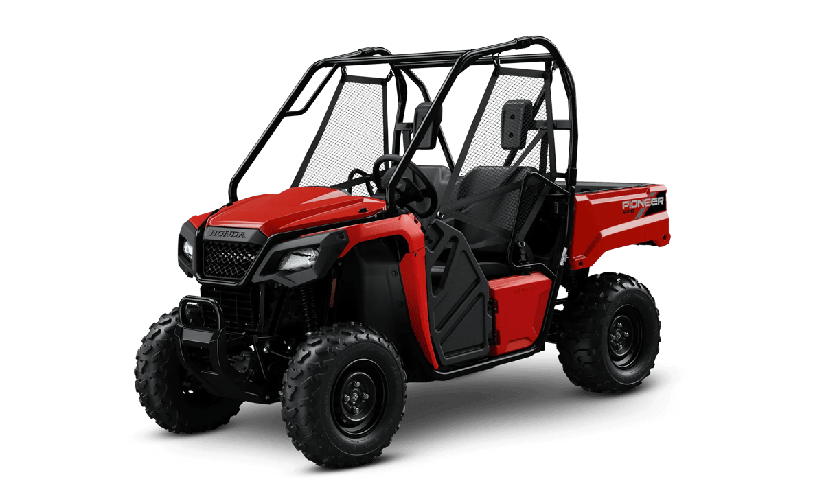 2027 Honda Pioneer 520 in Hero Red — gallery view