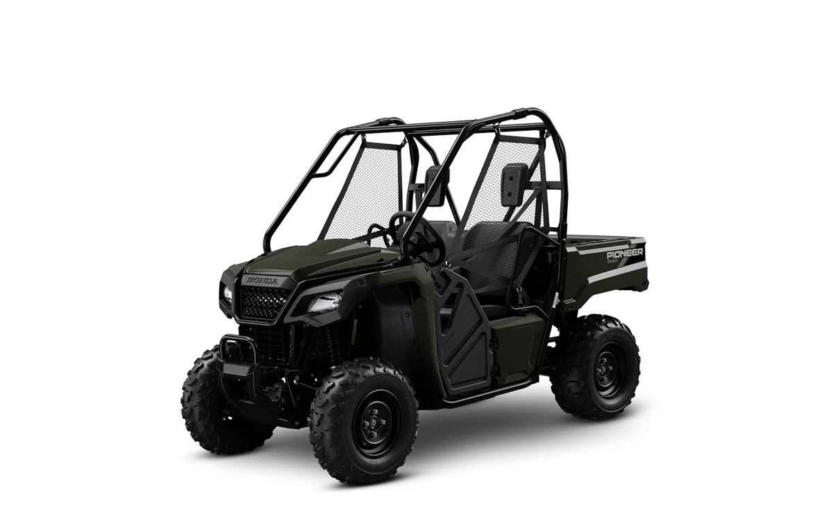 2027 Honda Pioneer 520 in Black Forest Green
