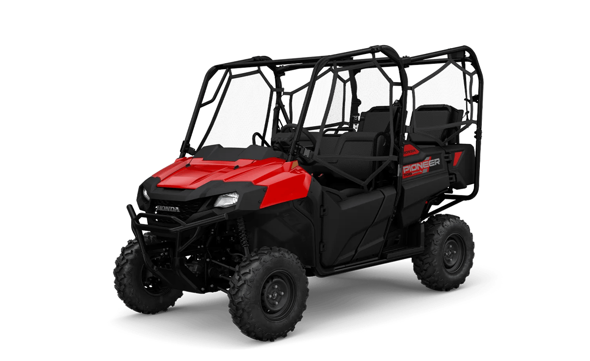 2027 Honda Pioneer 700-4 in Hero Red