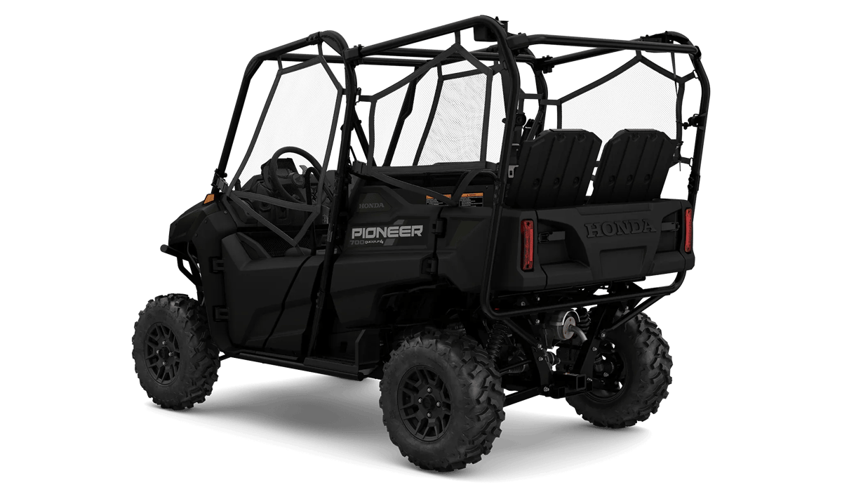 2027 Honda Pioneer 700-4 Deluxe in Black Forest Green — gallery view