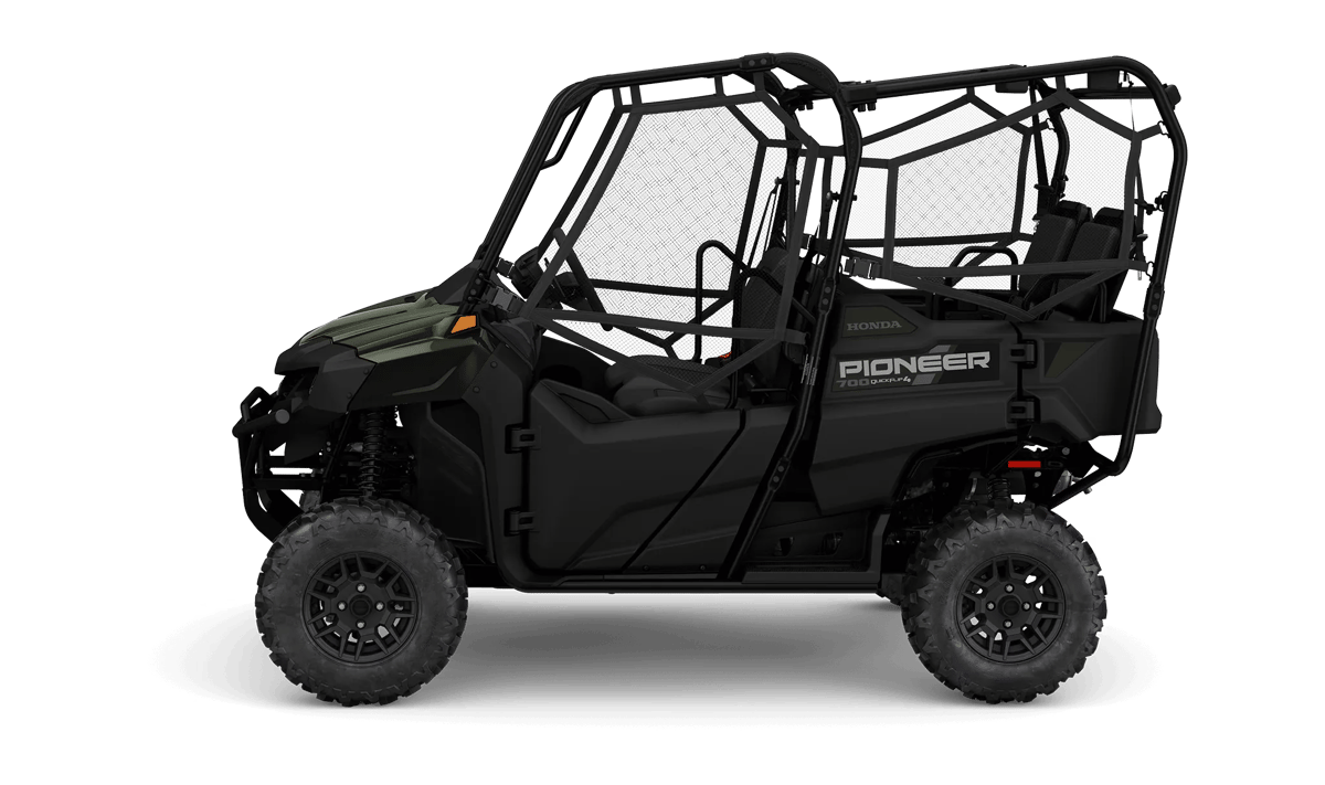 2027 Honda Pioneer 700-4 Deluxe in Black Forest Green — gallery view