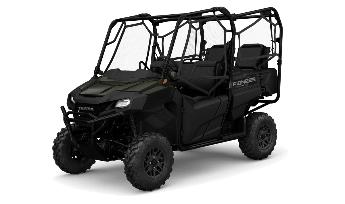 2027 Honda Pioneer 700-4 Deluxe in Black Forest Green — gallery view