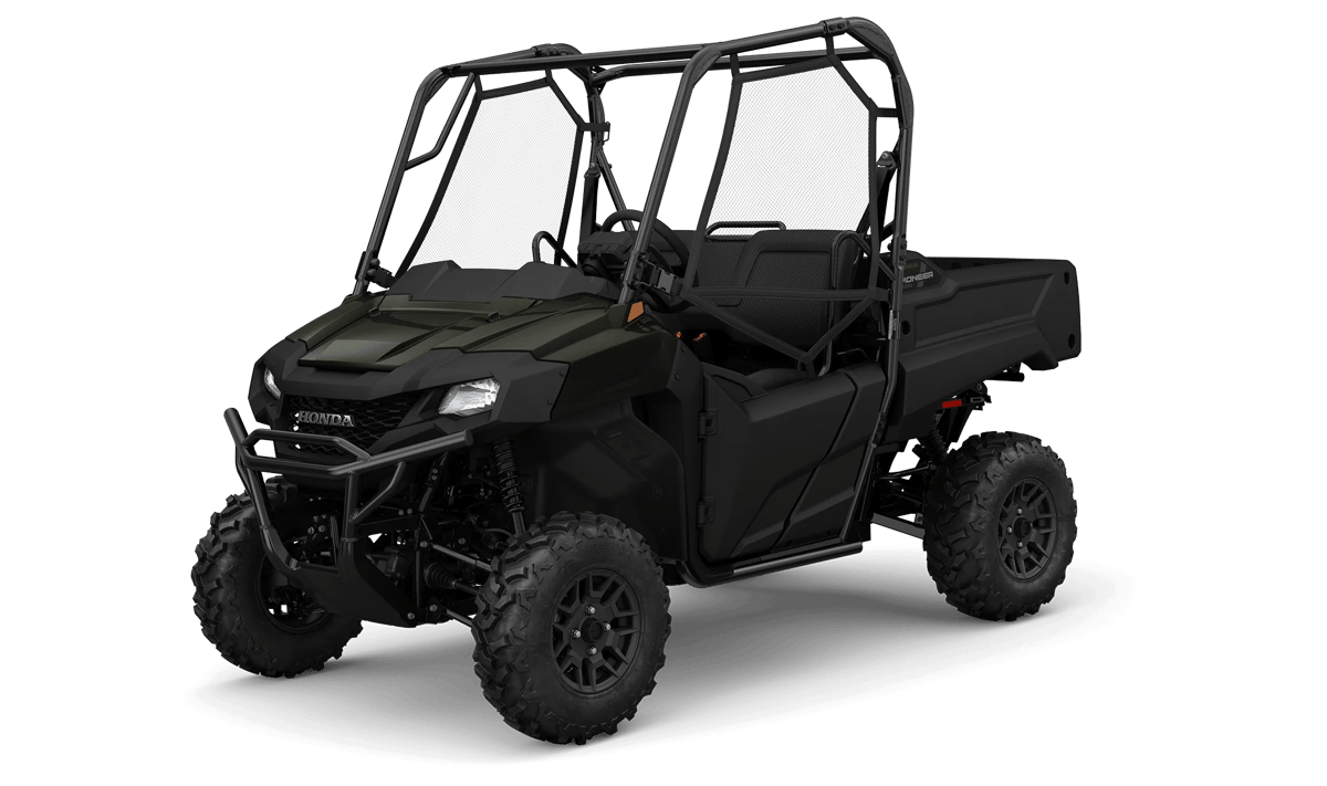 2027 Honda Pioneer 700 Deluxe in Black Forest Green — gallery view