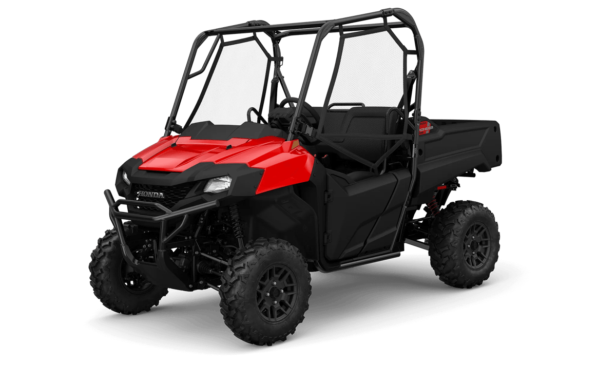 2027 Honda Pioneer 700 Deluxe in Hero Red — gallery view