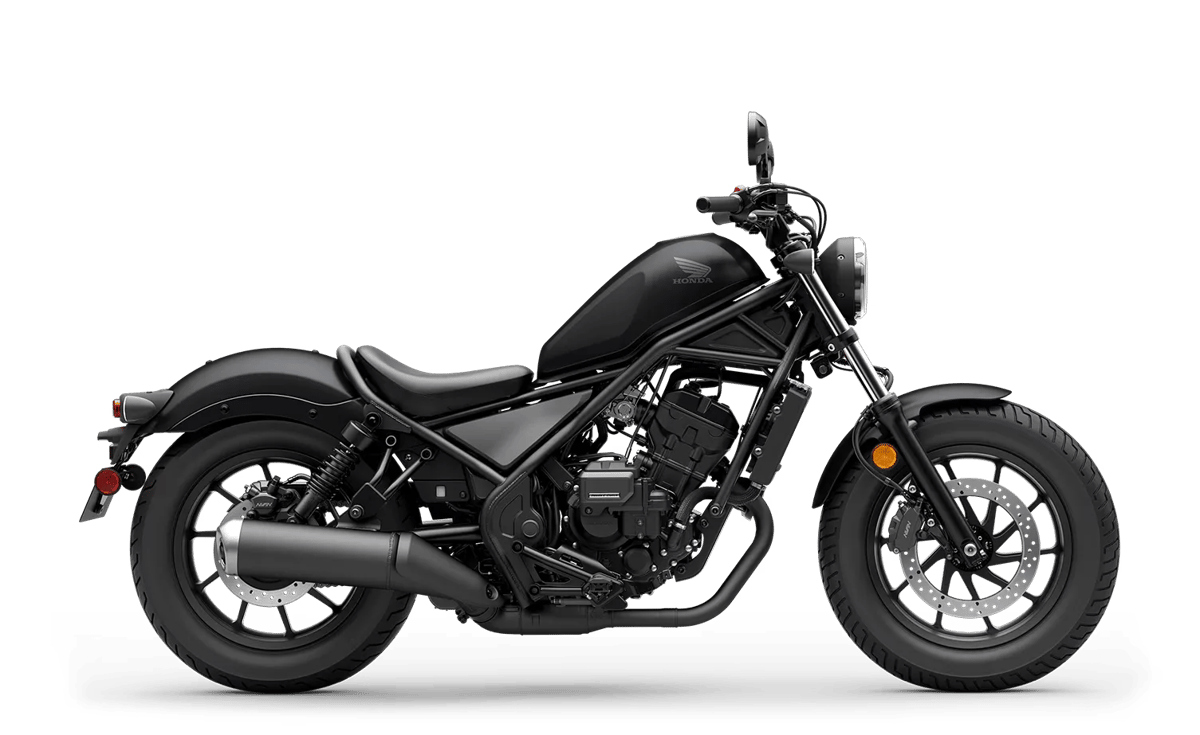 2026 Honda Rebel 300 E-Clutch in Matte Black Metallic