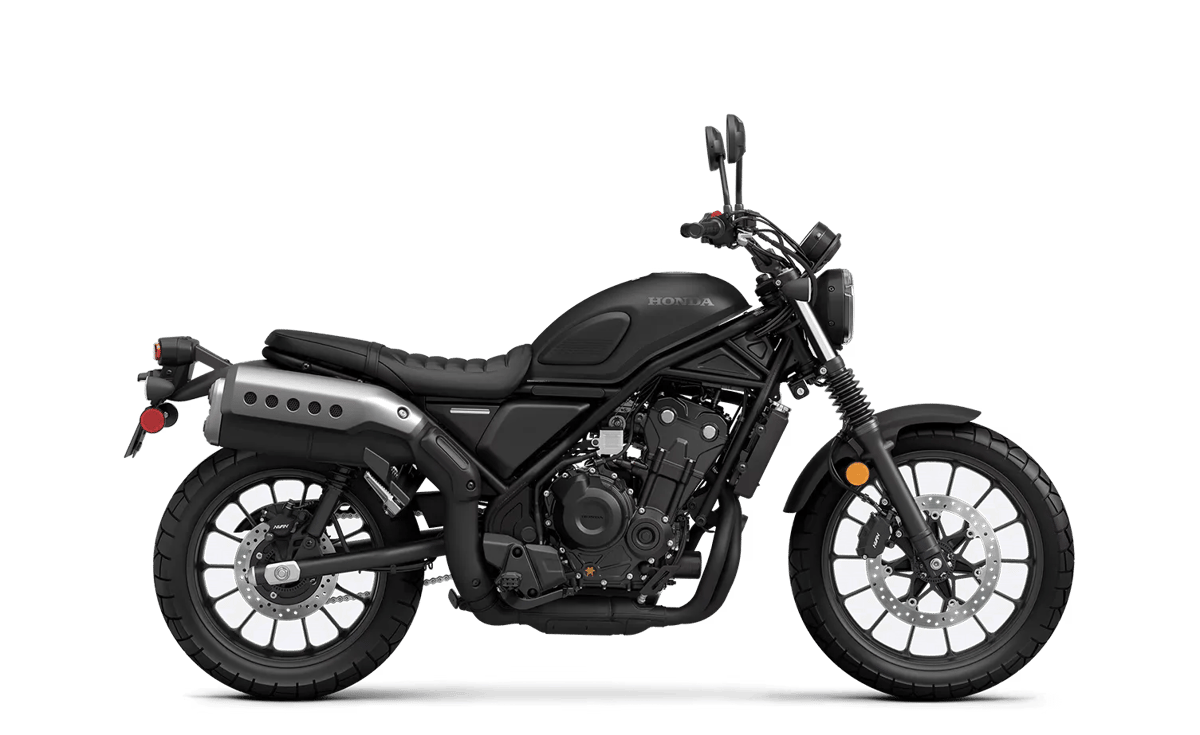 2025 Honda SCL500 in Matte Black Metallic
