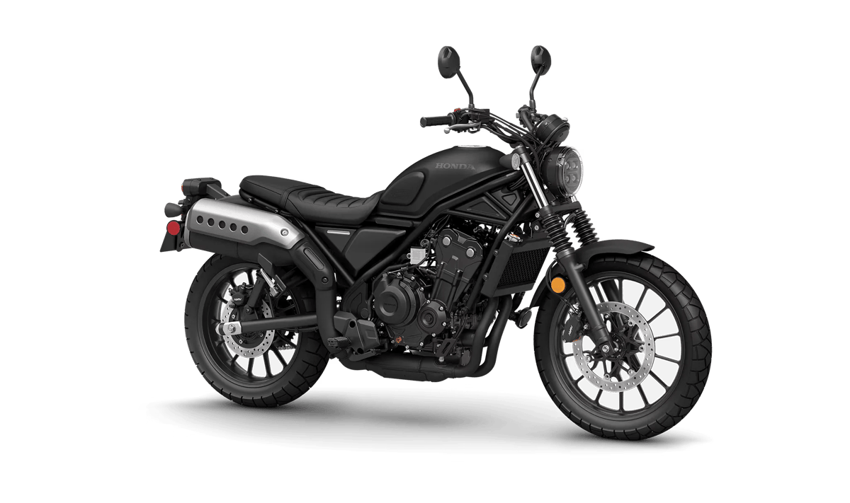 2025 Honda SCL500 in Matte Black Metallic — gallery view