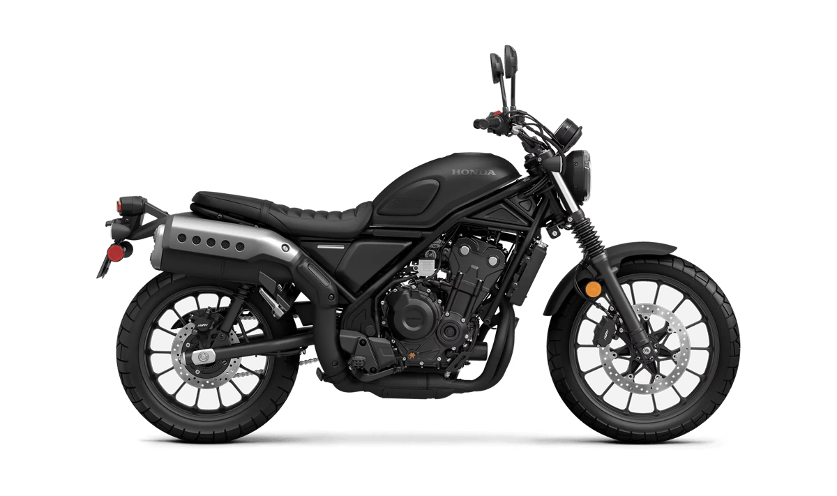 2026 Honda SCL500 in Matte Black Metallic — gallery view