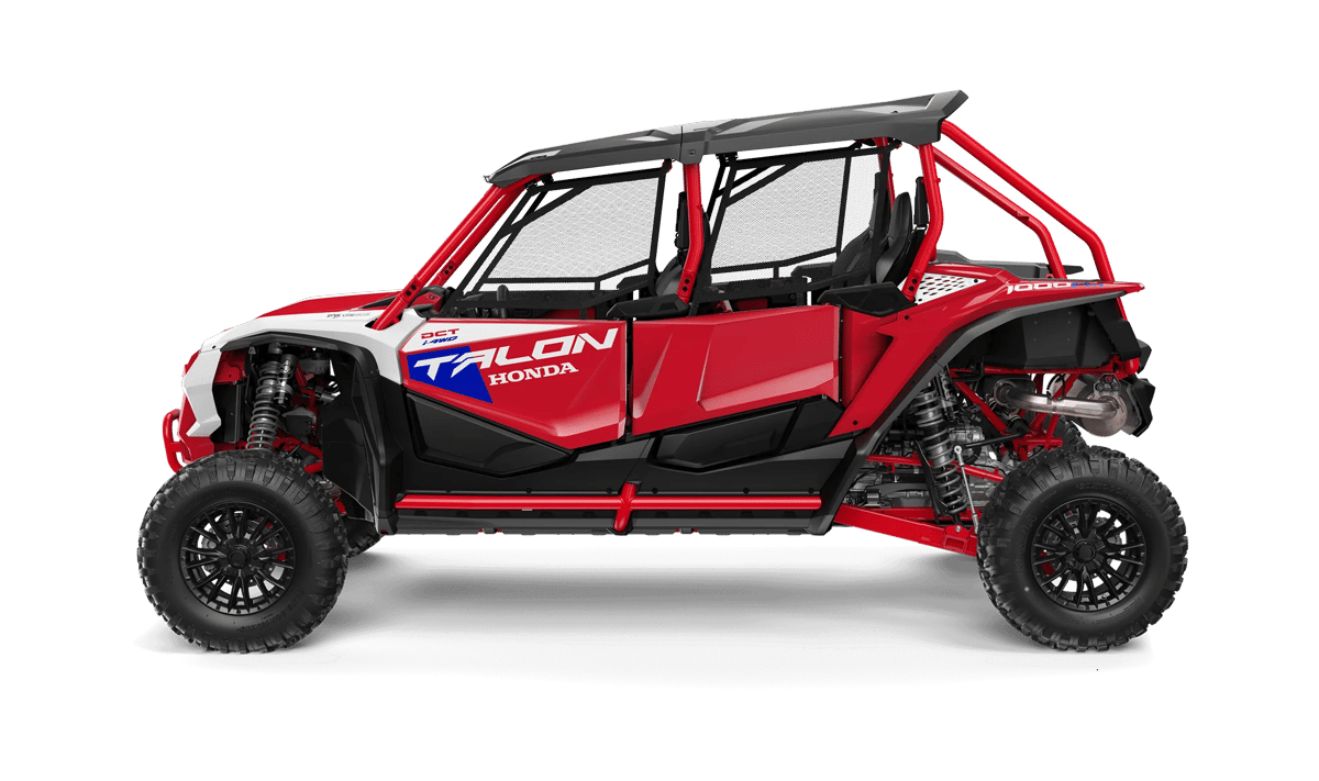 2026 Honda Talon 1000R-4 FOX Live Valve in Pearl Red — gallery view