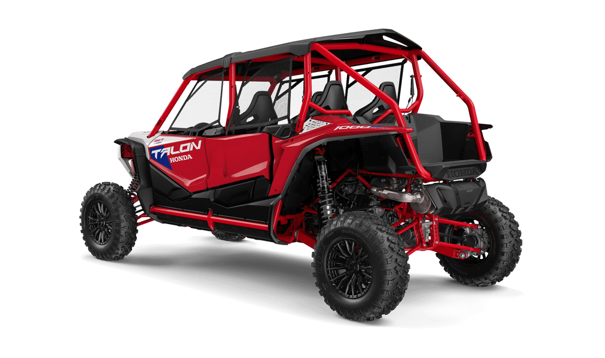 2026 Honda Talon 1000R-4 FOX Live Valve in Pearl Red — gallery view