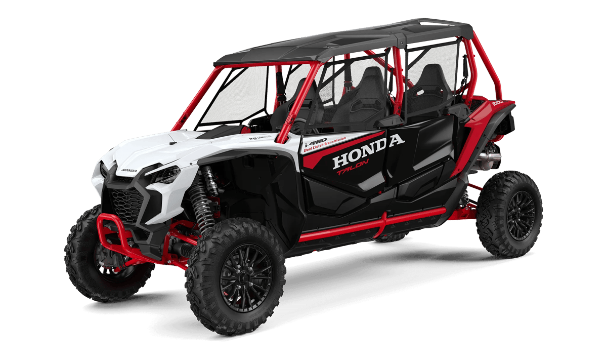 2025 Honda Talon 1000X-4 FOX Live Valve in Pearl Red — gallery view