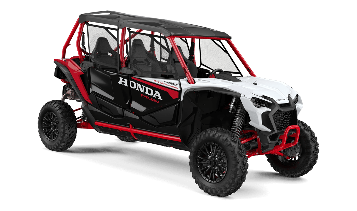 2025 Honda Talon 1000X-4 FOX Live Valve in Pearl Red — gallery view