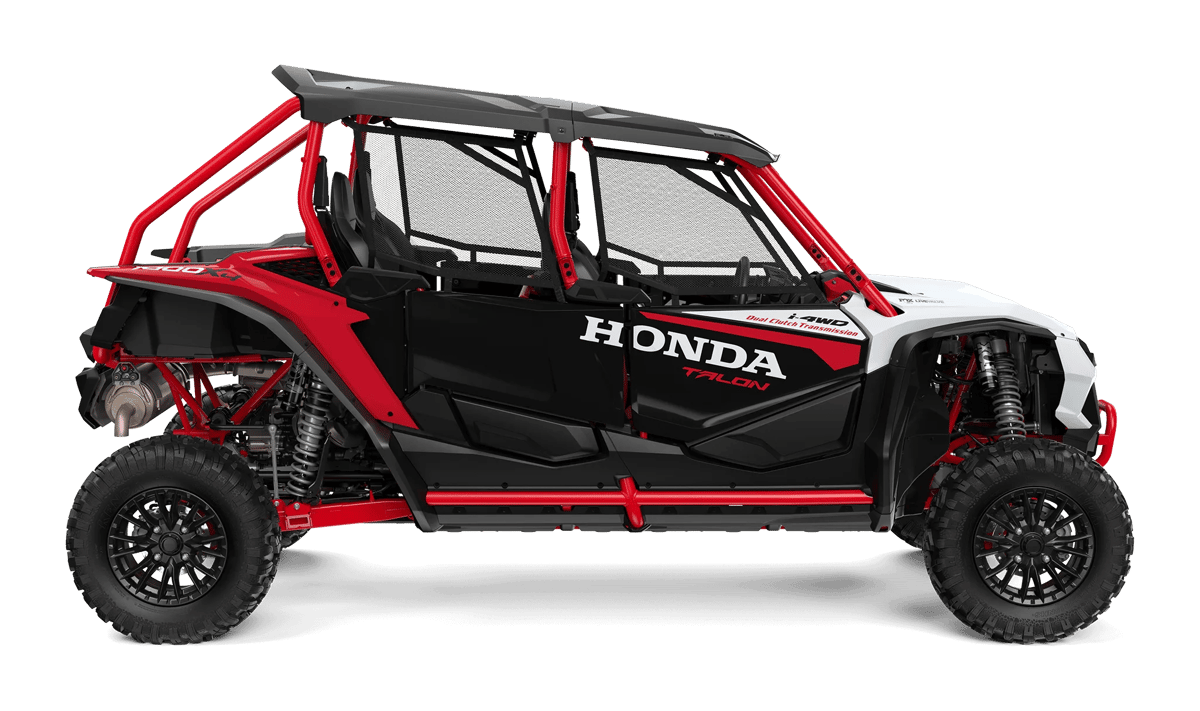 2025 Honda Talon 1000X-4 FOX Live Valve in Pearl Red — gallery view