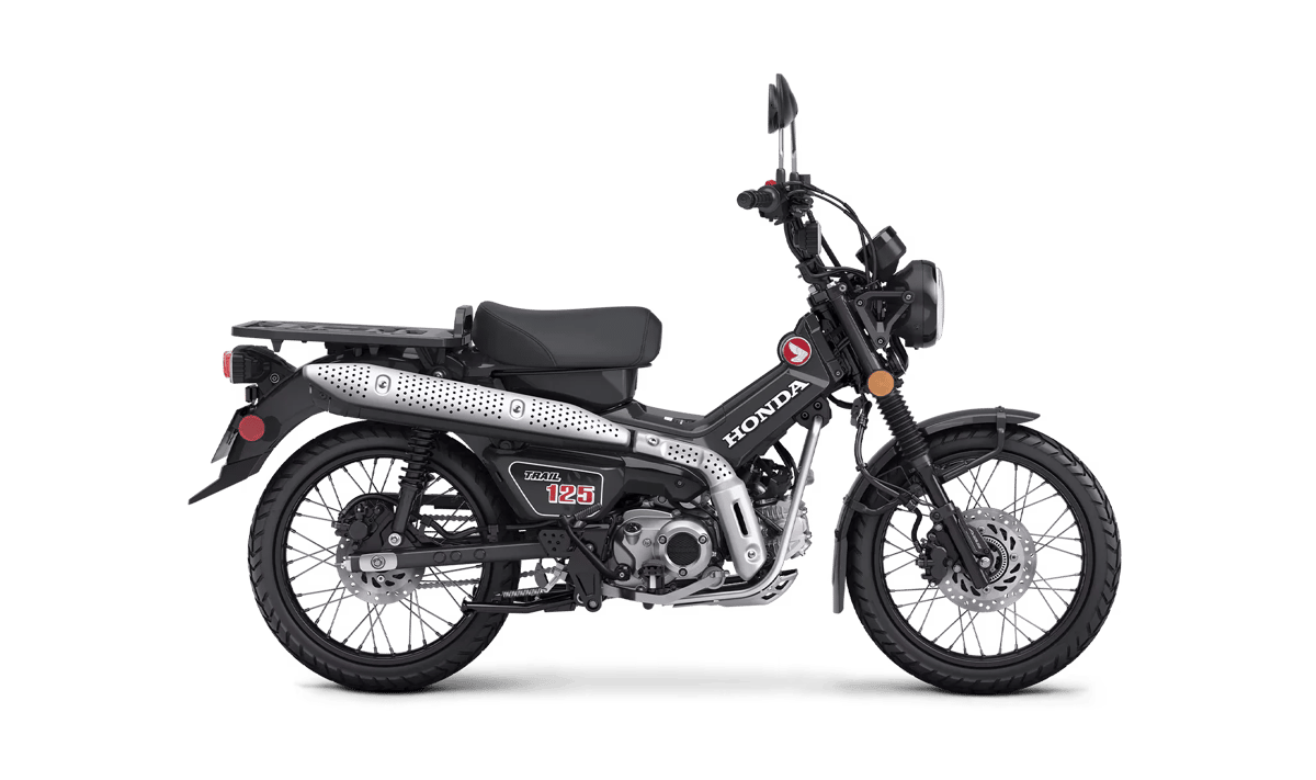 2026 Honda Trail125 in Black Metallic — gallery view