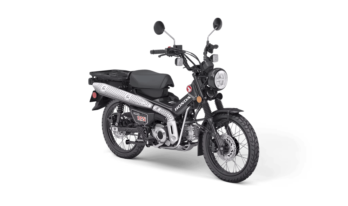 2026 Honda Trail125 in Black Metallic — gallery view