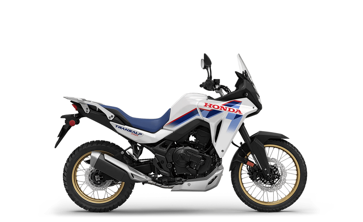 2026 Honda Transalp E-Clutch in White