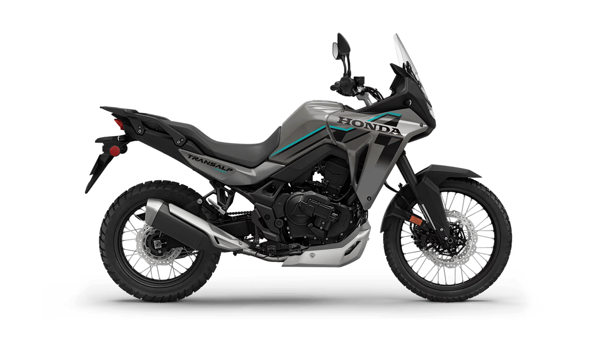 2026 Honda Transalp E-Clutch in Deep Pearl Gray — gallery view