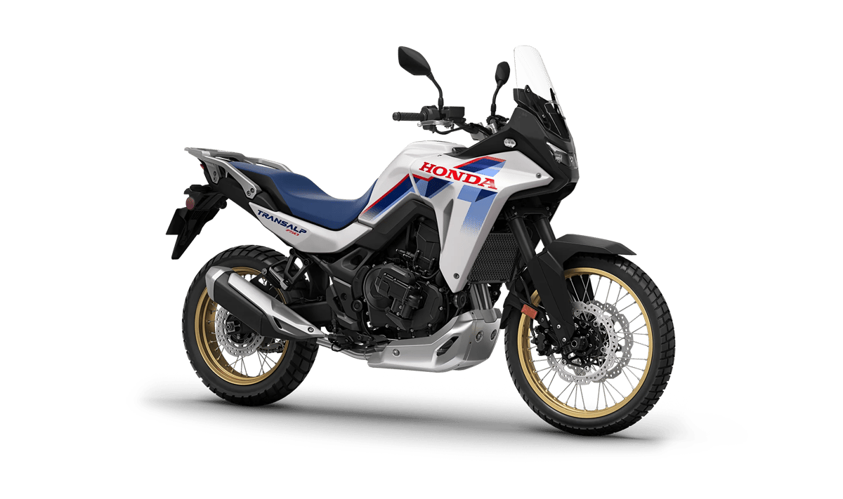 2026 Honda Transalp E-Clutch in White — gallery view