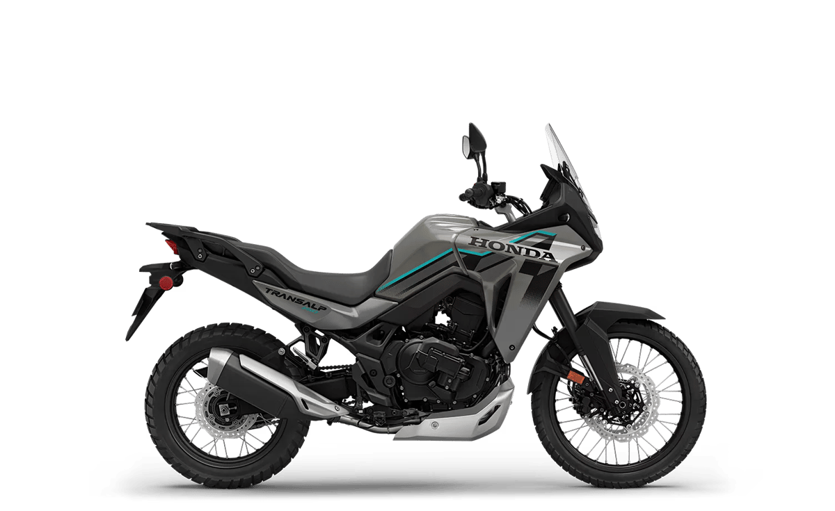 2026 Honda Transalp E-Clutch in Deep Pearl Gray