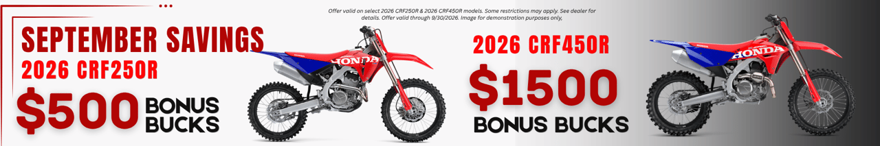 Honda September Savings