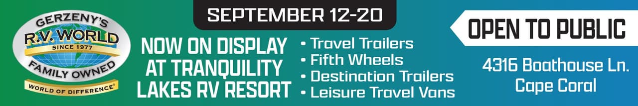 Tranquility Lakes RV Resort Display