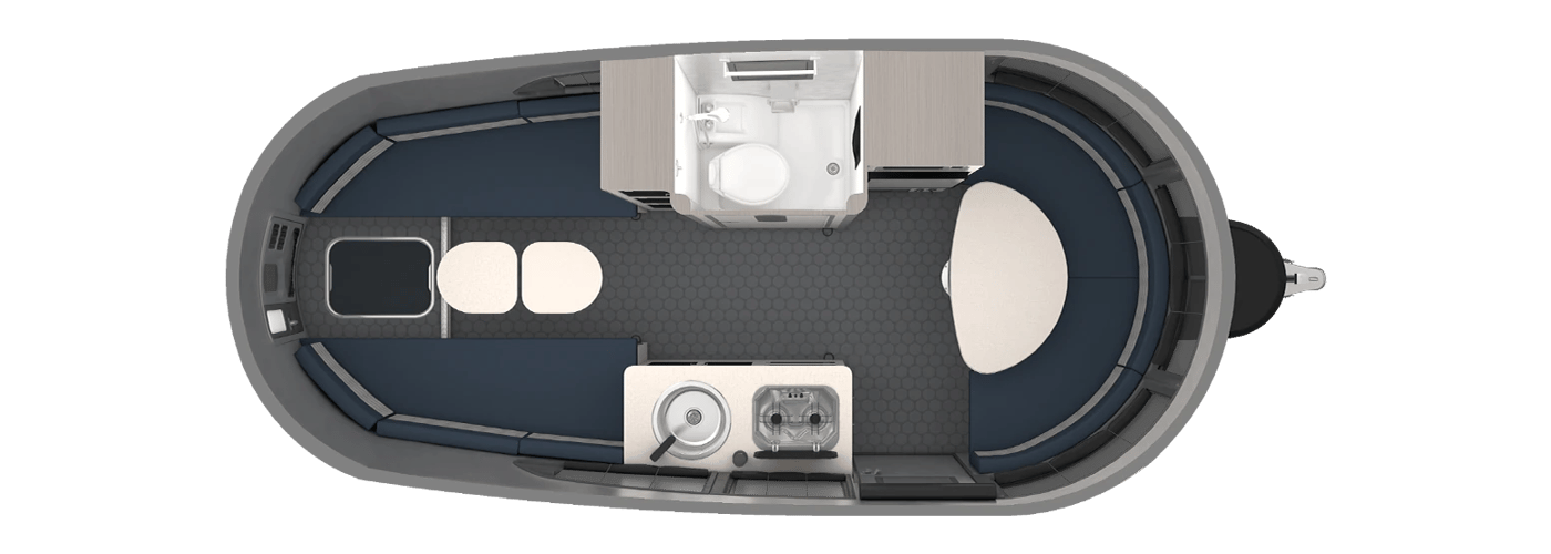 Airstream Basecamp 20X floorplan