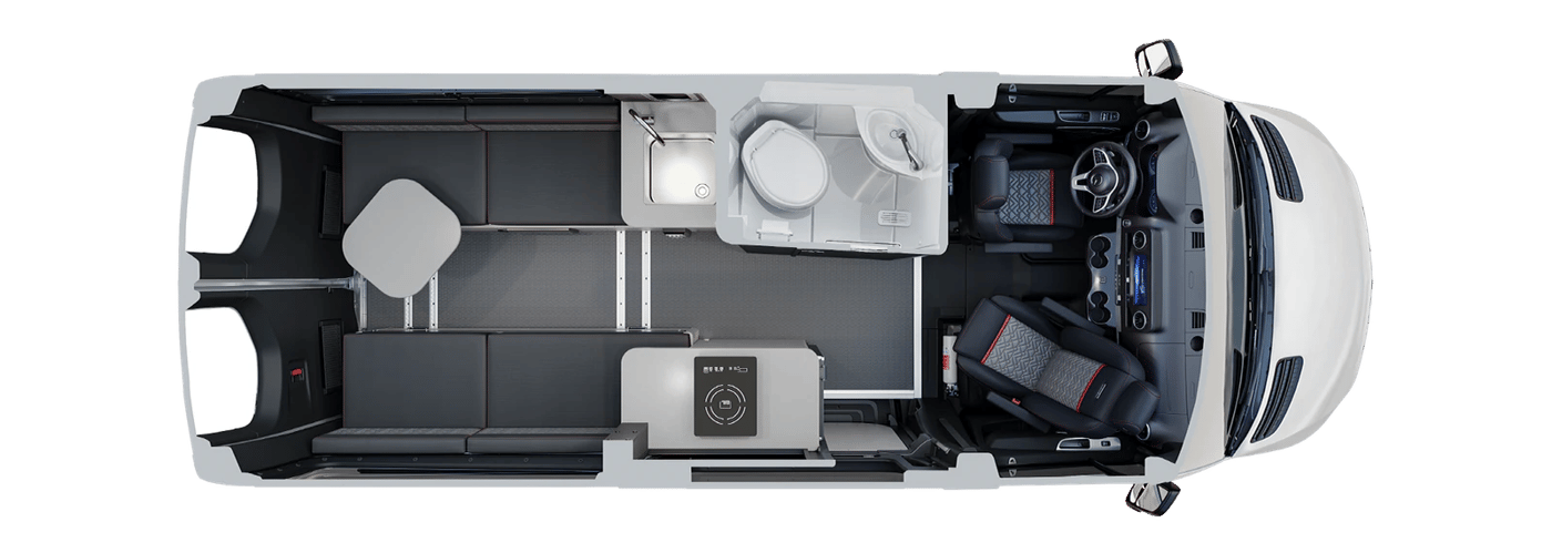 Airstream Interstate 19X floorplan