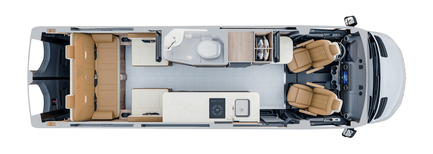 2023 Airstream Interstate 24GT Floorplan