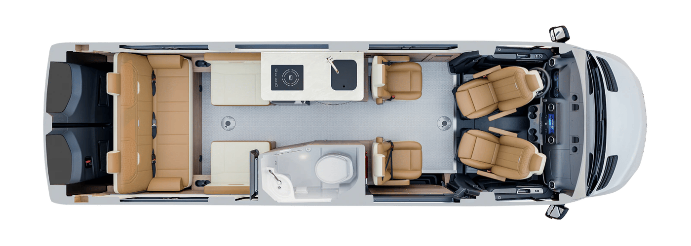 Airstream Interstate 24GLX floorplan