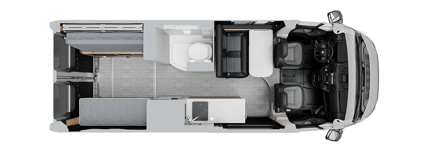 Airstream Rangeline 21PS floorplan