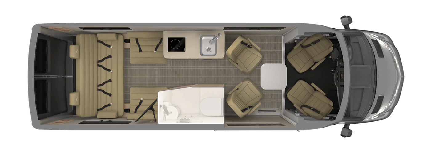 Airstream Interstate 24GL floorplan