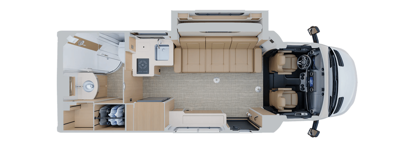 Airstream Atlas 25MS floorplan
