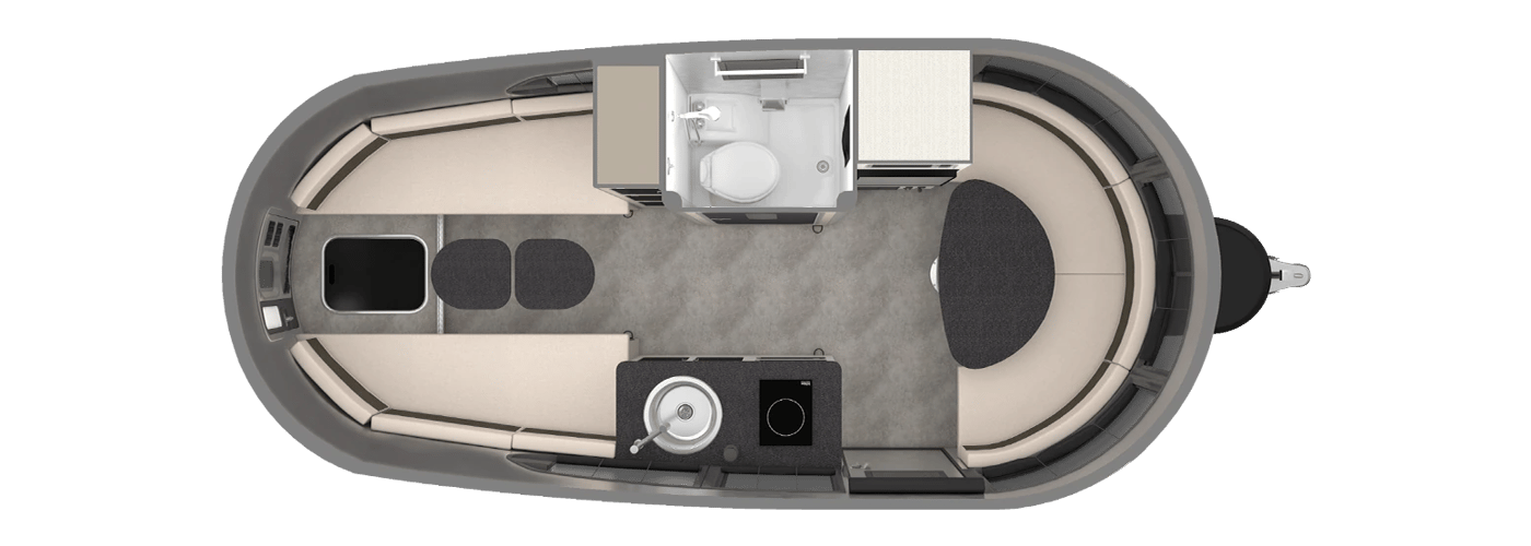 Airstream Basecamp 20Xe floorplan