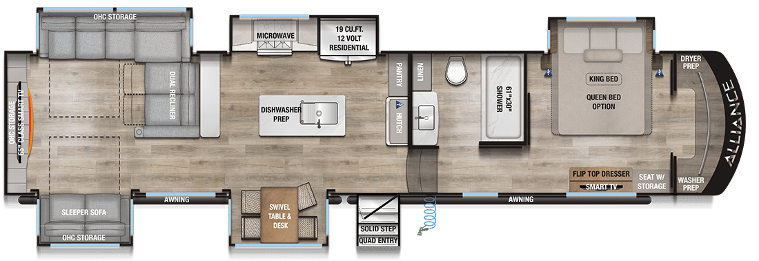 2025 Alliance RV 2025 Alliance RV Paradigm - thumbnail 3