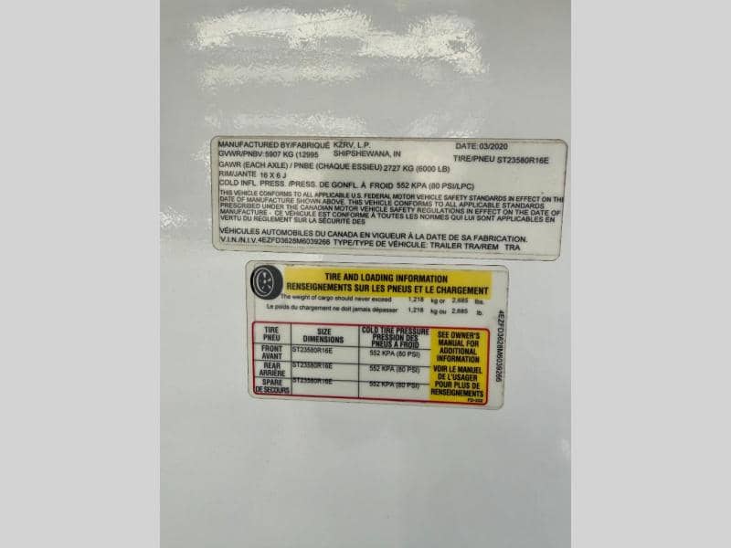 2021 Z  2021 Z  KZ RV Durango - thumbnail 28