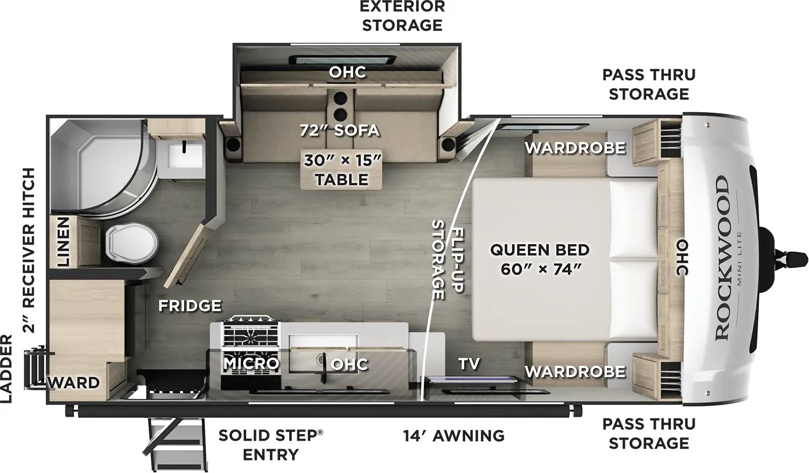 2024 Forest River 2024 Forest River Rockwood Mini Lite - thumbnail 2