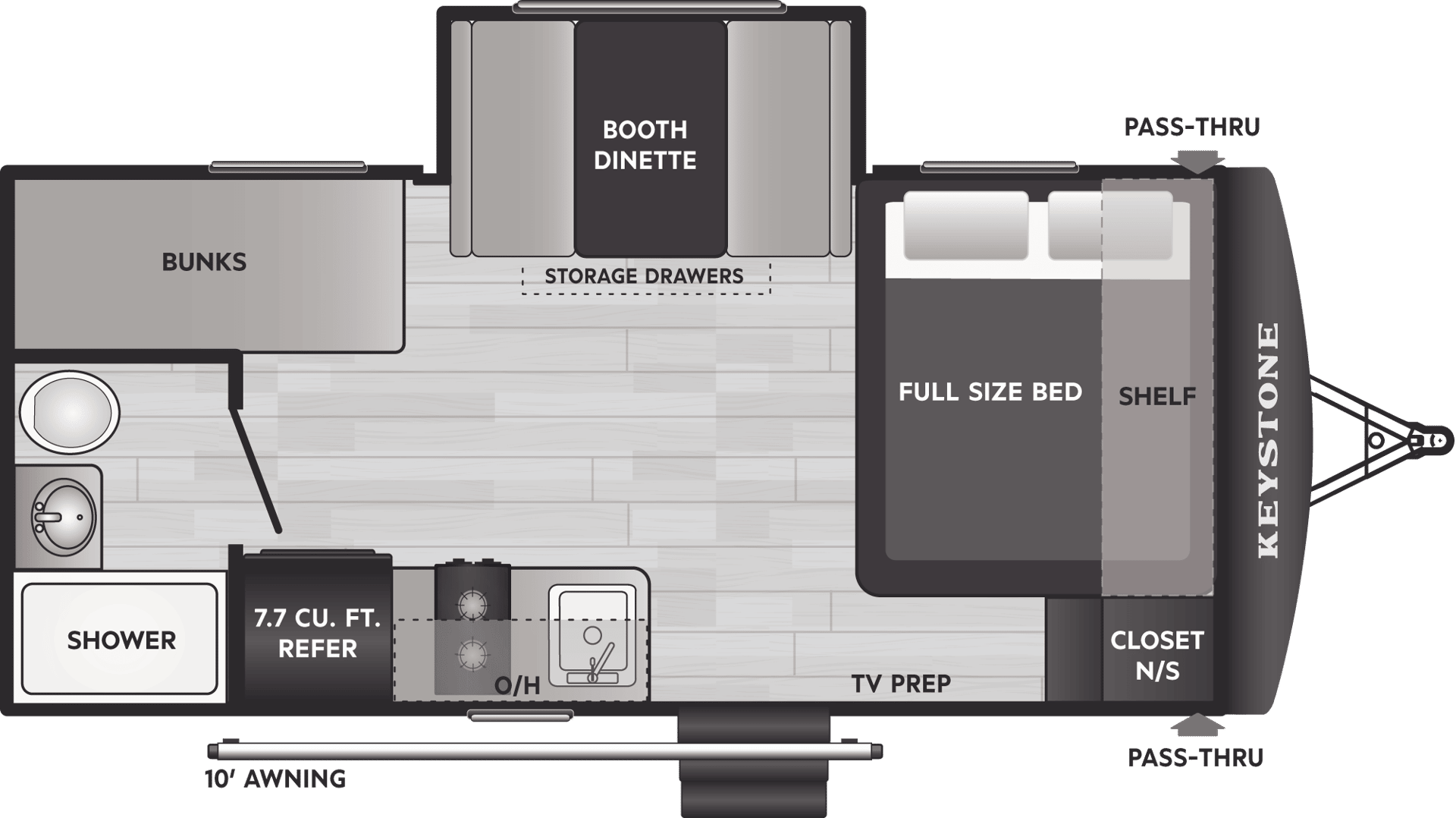 2024 Keystone RV 2024 Keystone RV Hideout Sport Single Axle - thumbnail 2