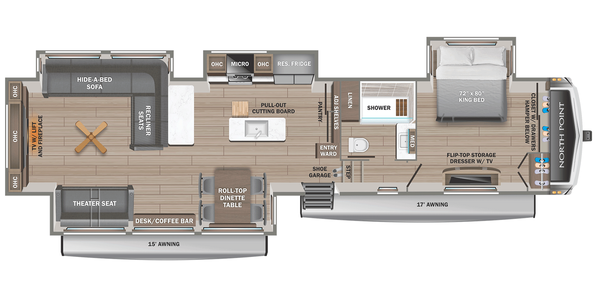 2025 Jayco 2025 Jayco North Point - thumbnail 2