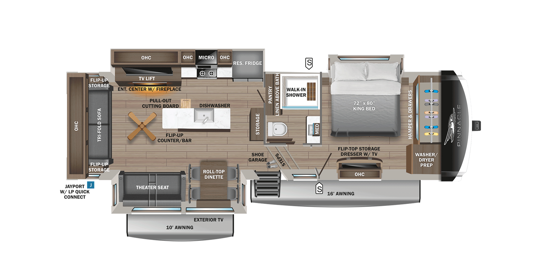 2025 Jayco 2025 Jayco Pinnacle - thumbnail 2