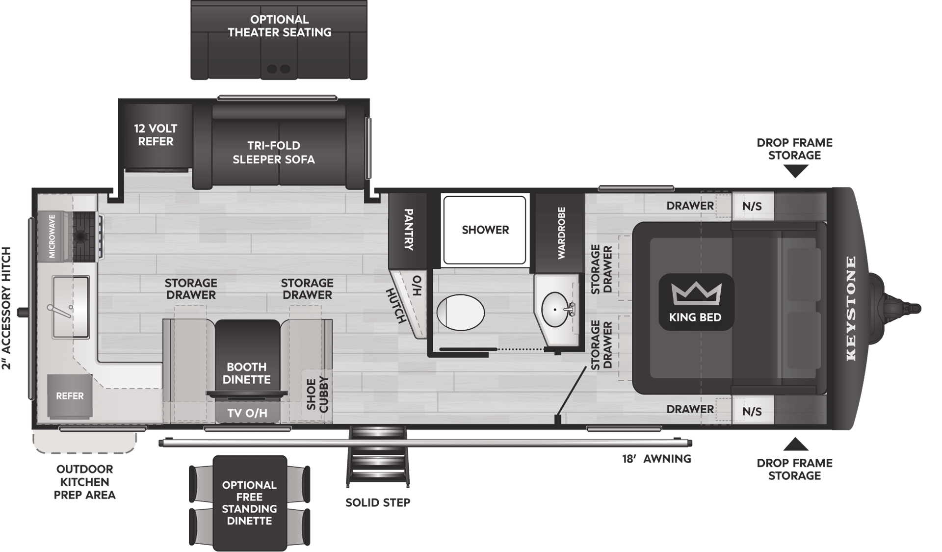 2025 Keystone RV 2025 Keystone RV Cougar Half-Ton - thumbnail 2