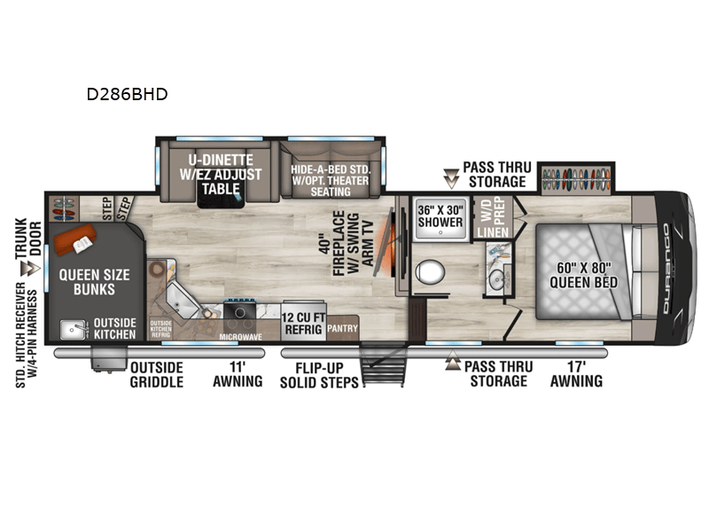 2026 KZ RV 2026 KZ RV Durango Half-Ton - thumbnail 49